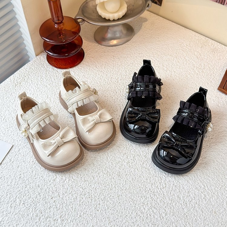 女童小皮鞋2025春秋季新款儿童洋气公主鞋女孩宝宝软底单鞋子3305