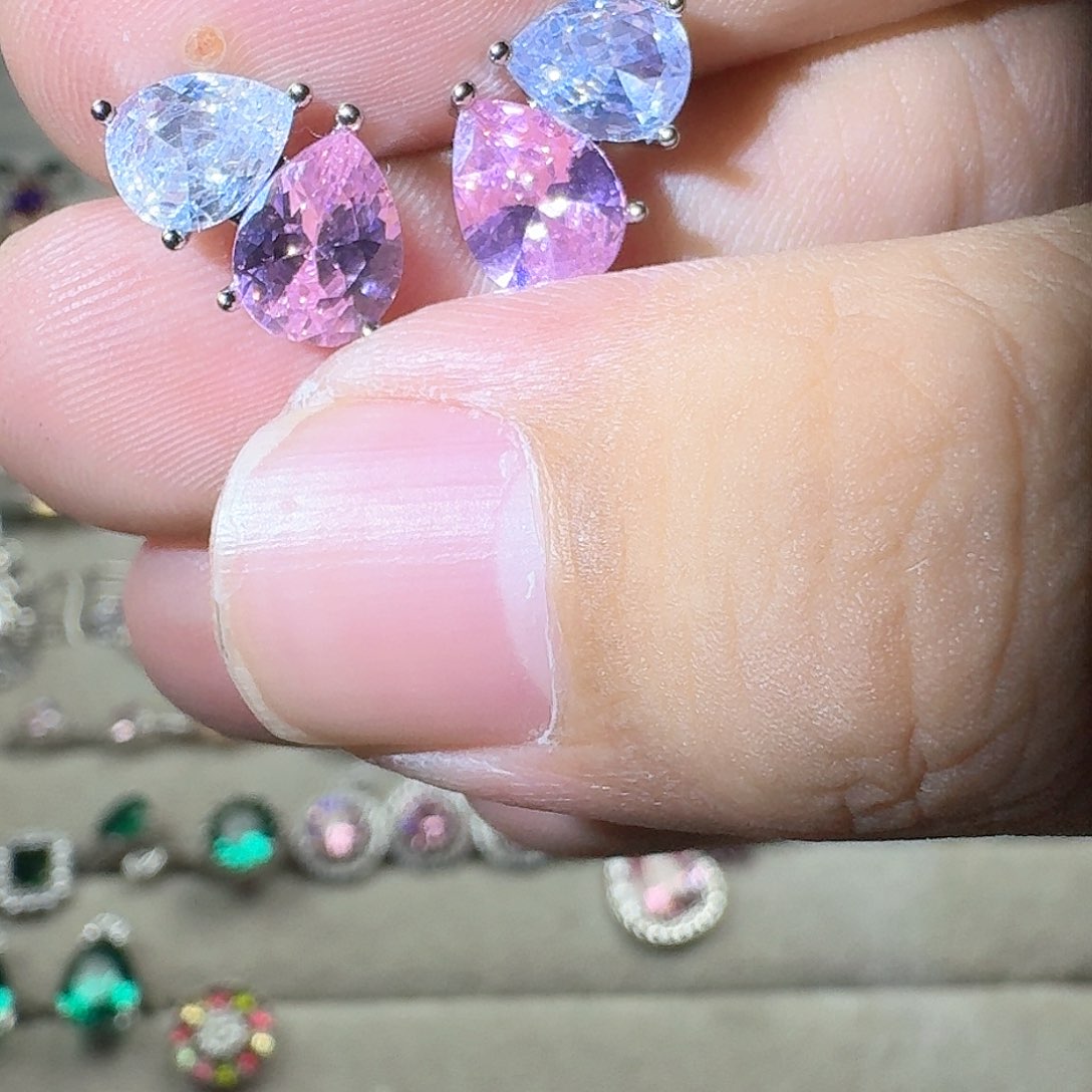 绿水晶戒指银S925镶嵌