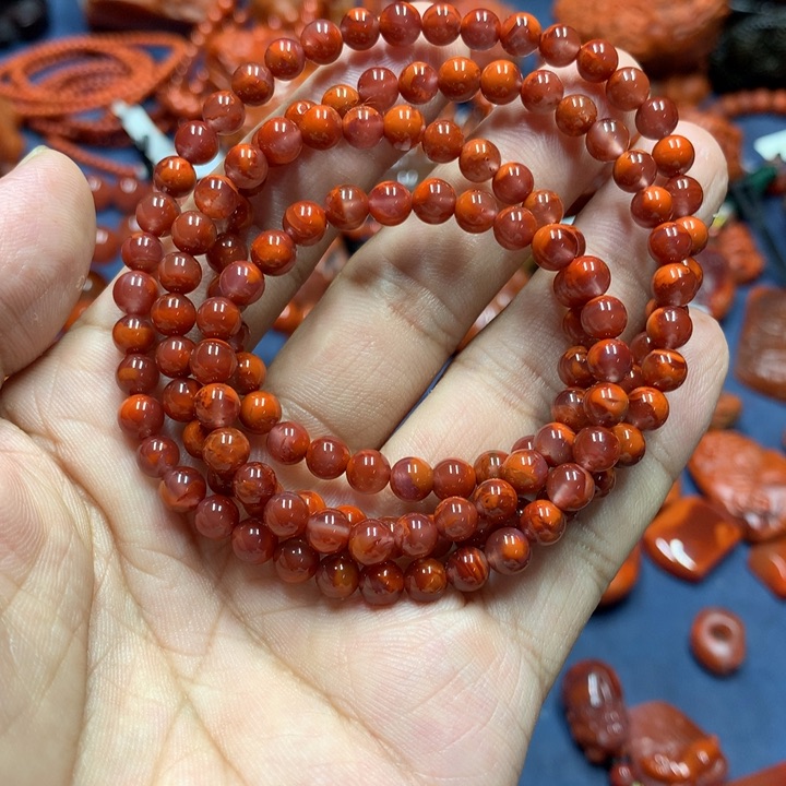 手串未镶嵌南红玛瑙糖***建5mm+