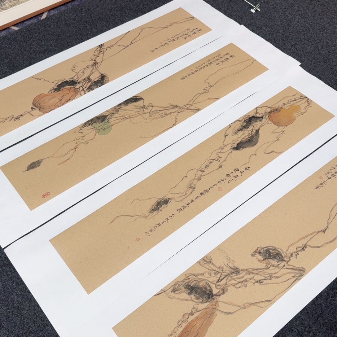 国画国画作品山水花鸟纯手绘