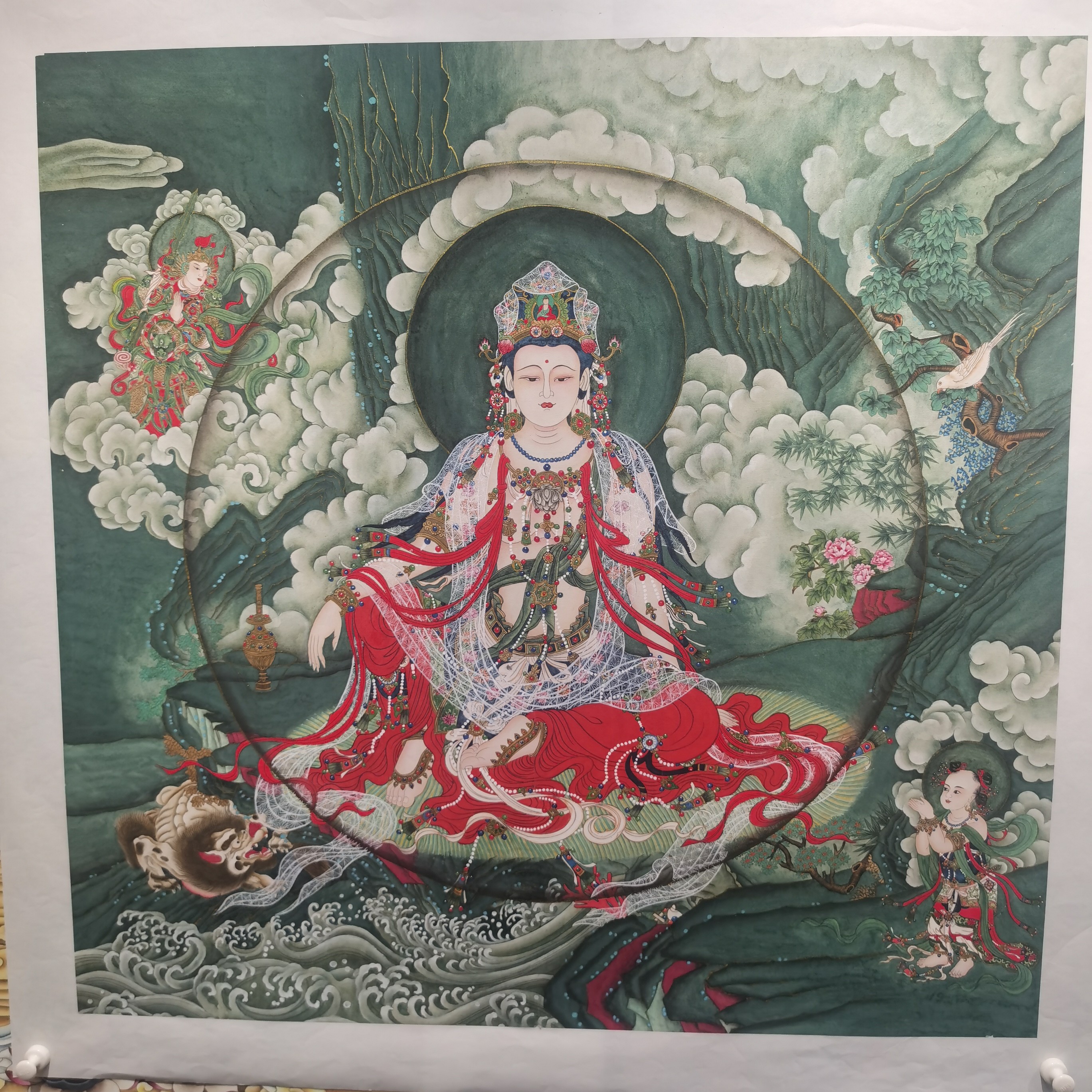 李耘石老师水月观音作品