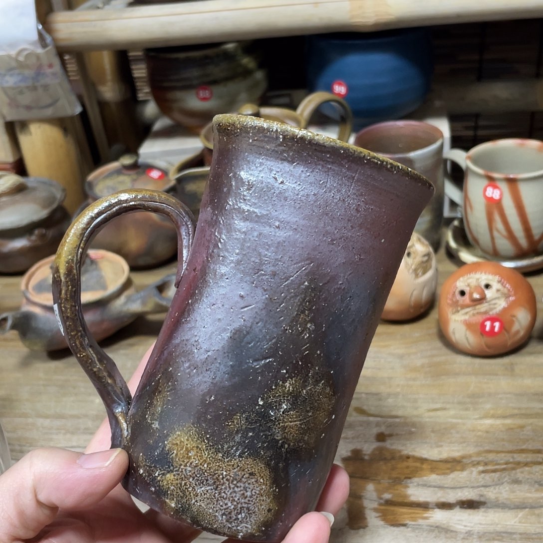 柴岗信义备前马克茶杯500毫升