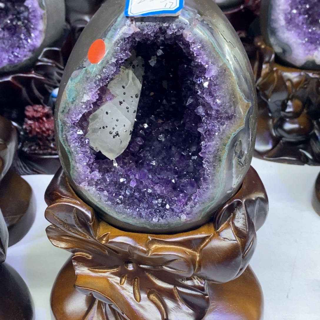 紫晶摆件未镶嵌莹