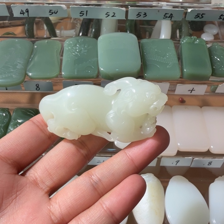 和田玉颈饰未镶嵌新疆和田玉羊脂玉貔貅（活动价）