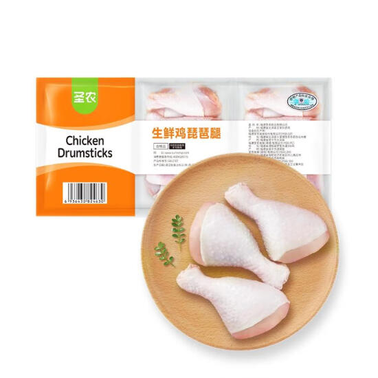 圣农 生鲜鸡琵琶腿 2.6kg