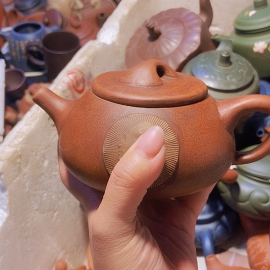 全手工制作宜兴紫砂壶微瑕