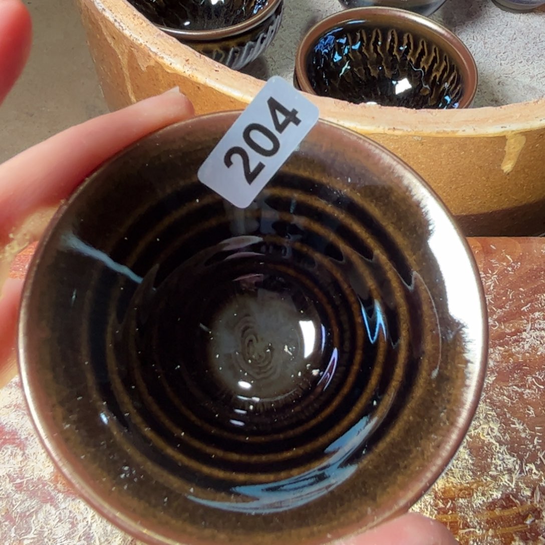 茶盏全手工原矿原釉建盏