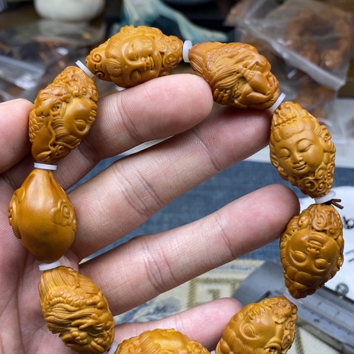 橄榄核手串/手链橄榄核雕工艺手串