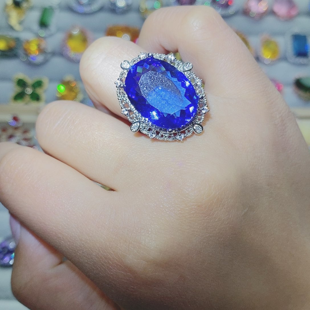 【闪购商品】托帕石耳饰银S925镶嵌