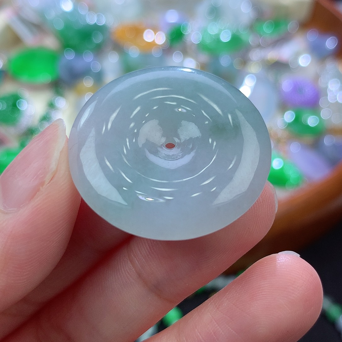 翡翠颈饰未镶嵌缅甸翡翠12