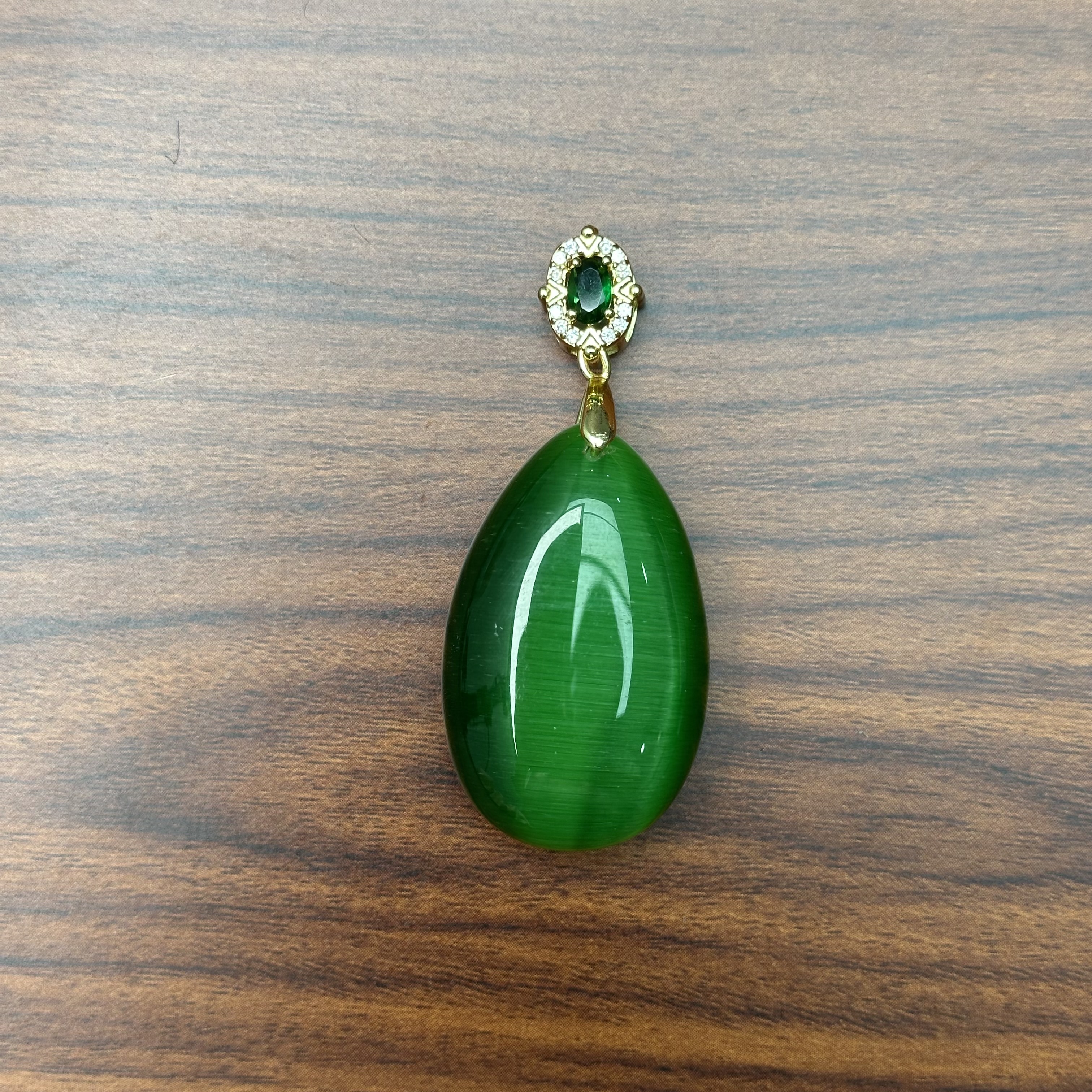 【誉青甄选】F353-3绿猫吊坠多样性发一件