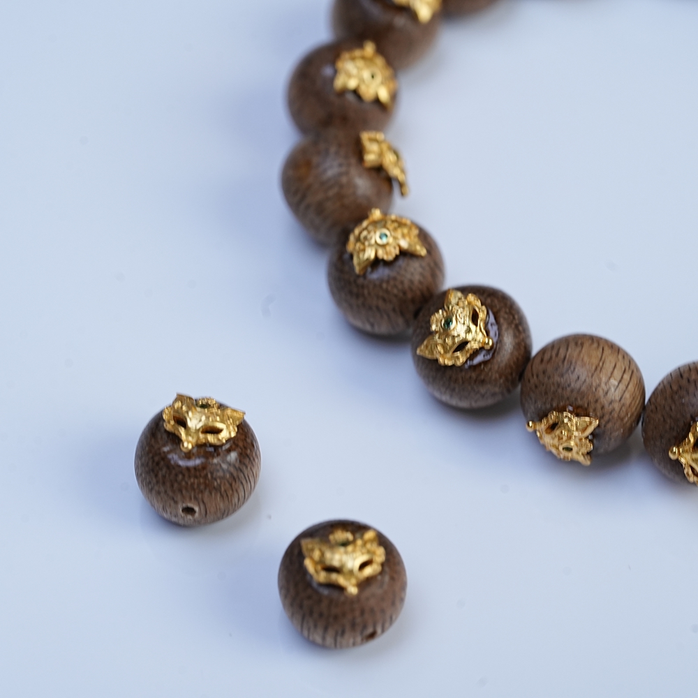 狐狸面具 沉沉单株路路通DIY配珠吊坠 Q079 多样性发一件