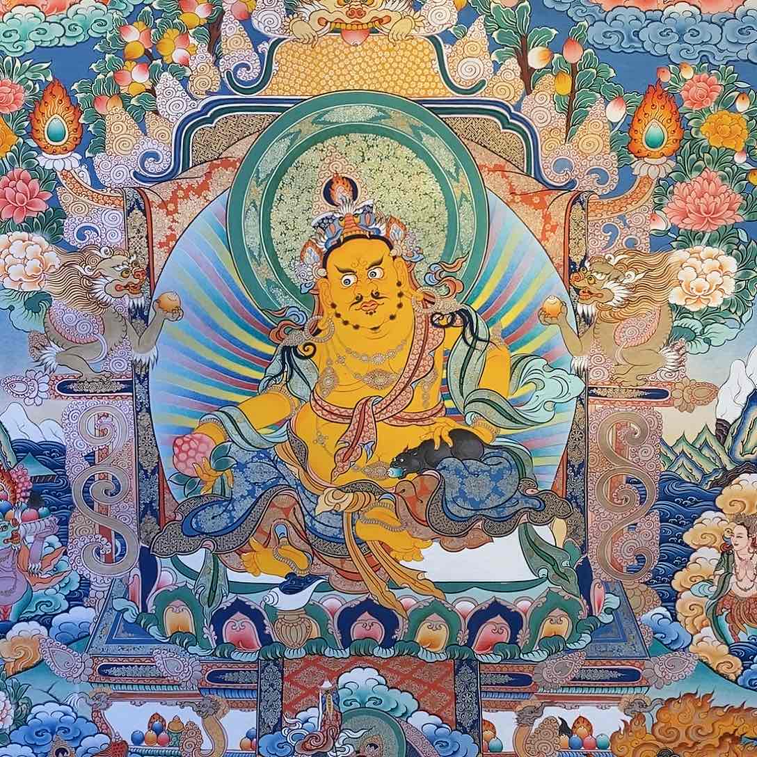 装裱画世*青海热贡手绘唐卡画芯