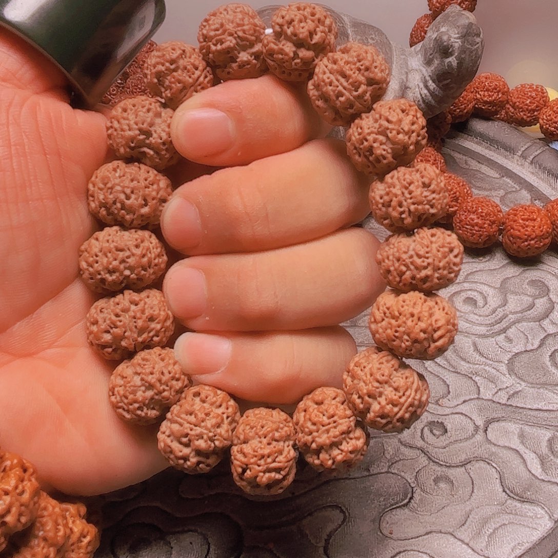 ▬***人金刚菩提手串V231/21mm 五星蜂王豆腐块