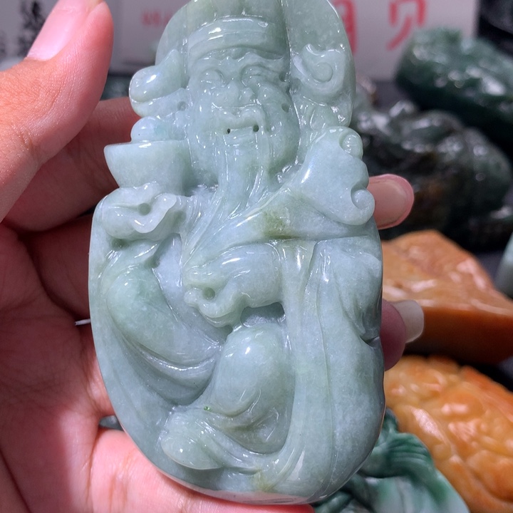 翡翠未镶嵌颈饰保真天然a货翡翠