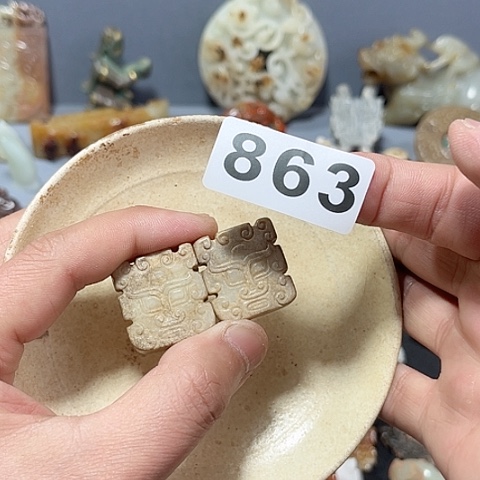 摆件狼*1瓷器制作过程是采用一条简单