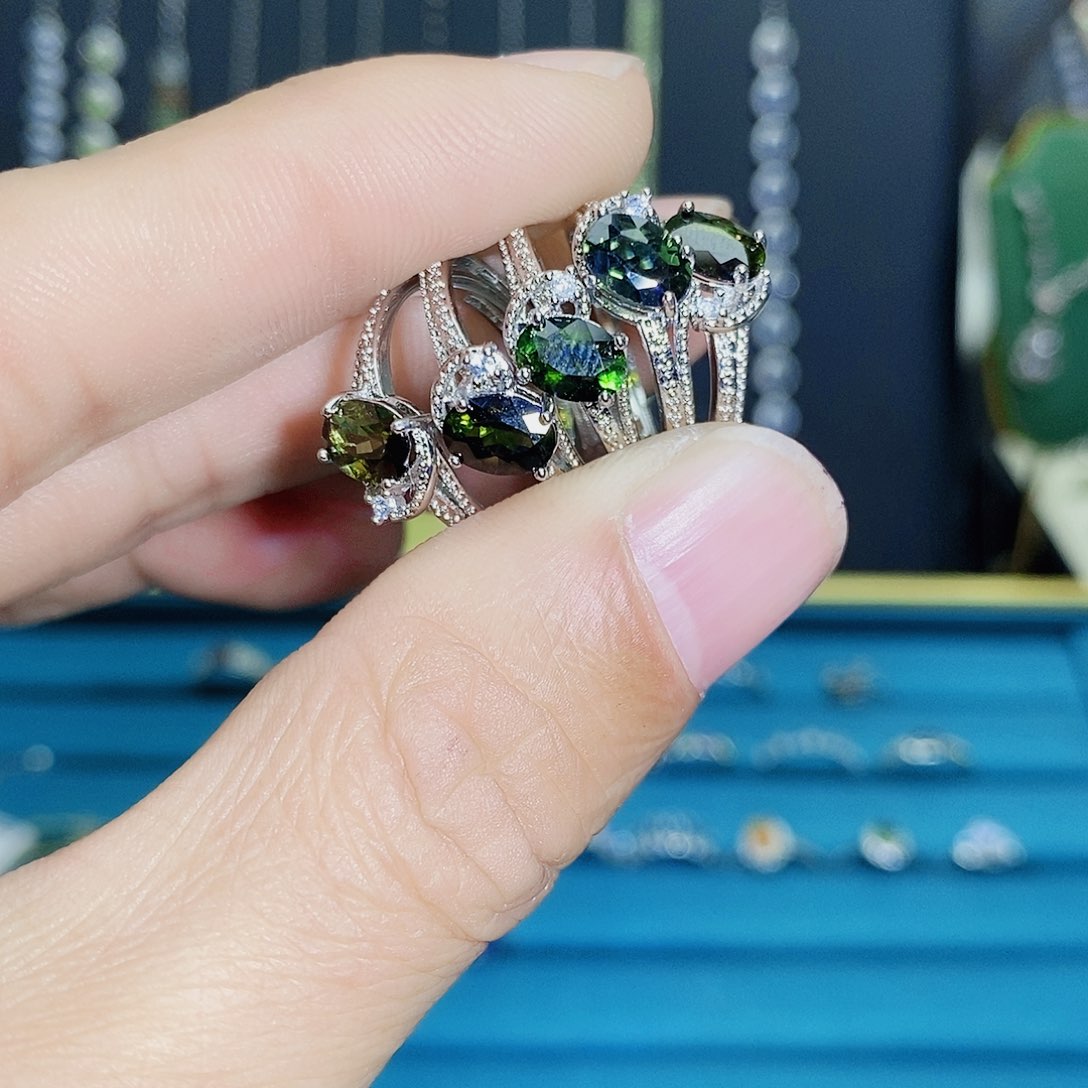 紫晶珠宝半成品银S925镶嵌