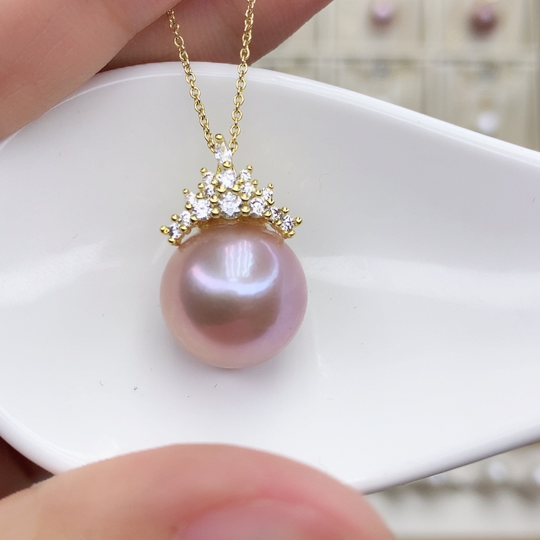 淡水珍珠颈饰合金