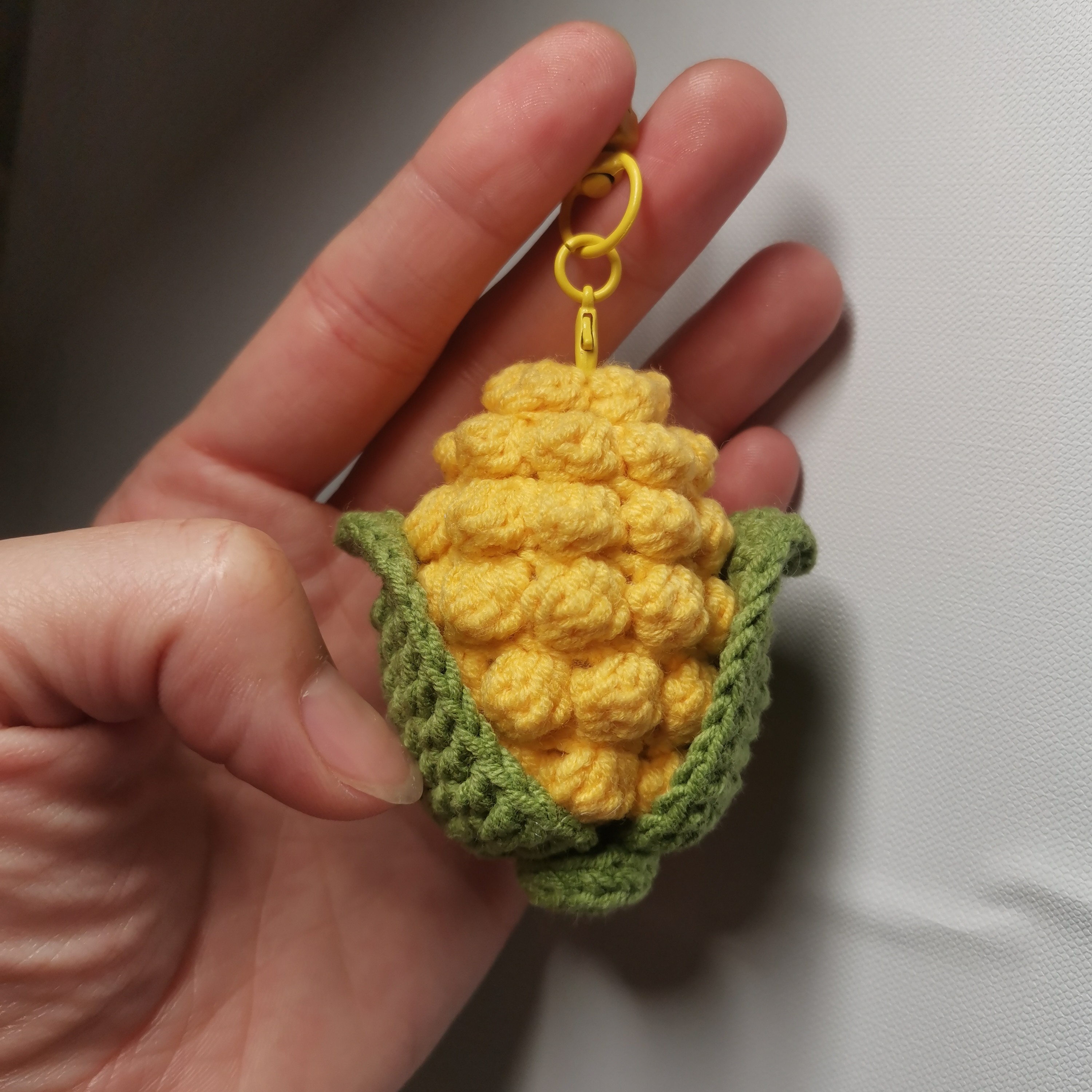 春春玉米钩织成品挂件