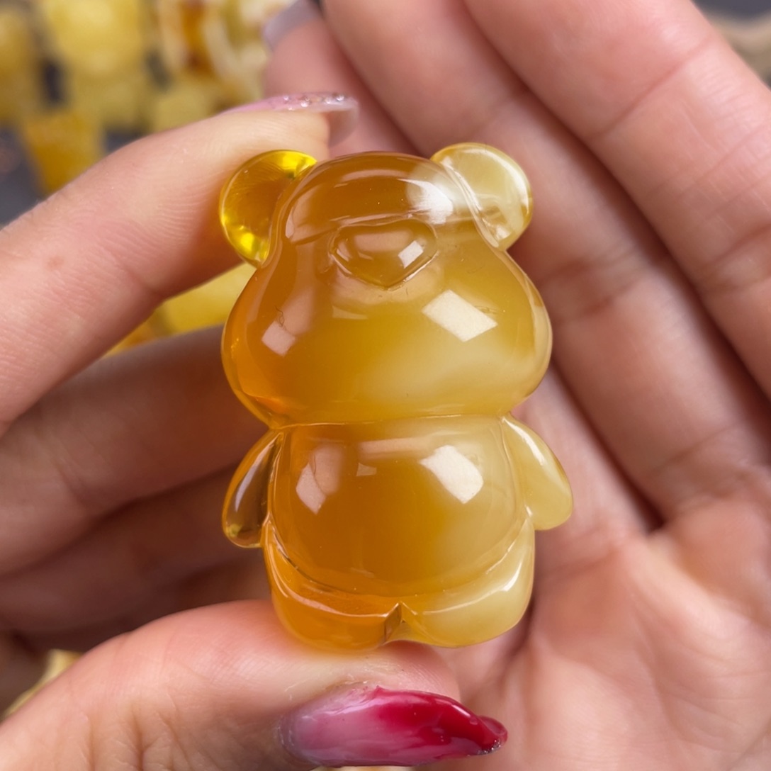 琥珀裸石未镶嵌蜜蜡