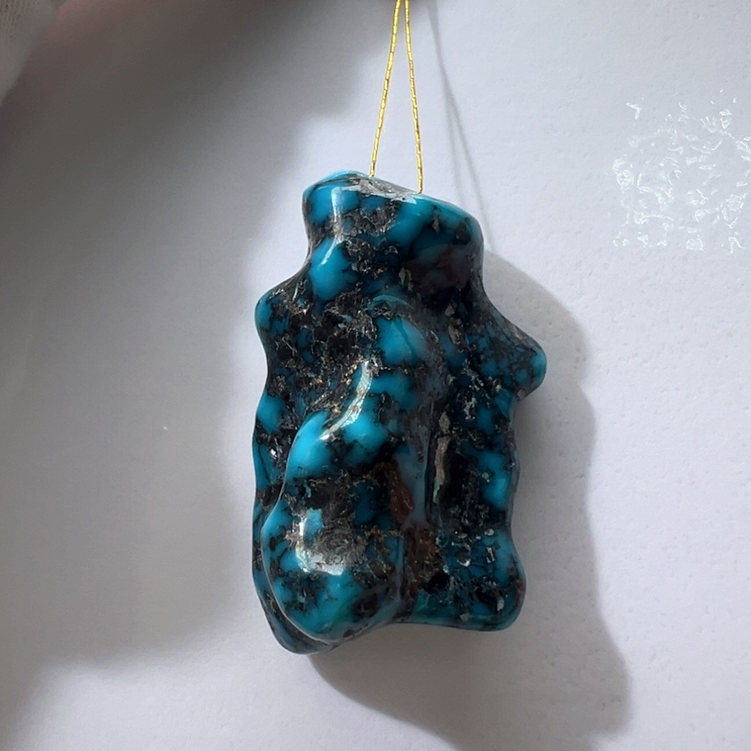 绿松石未镶嵌挂件