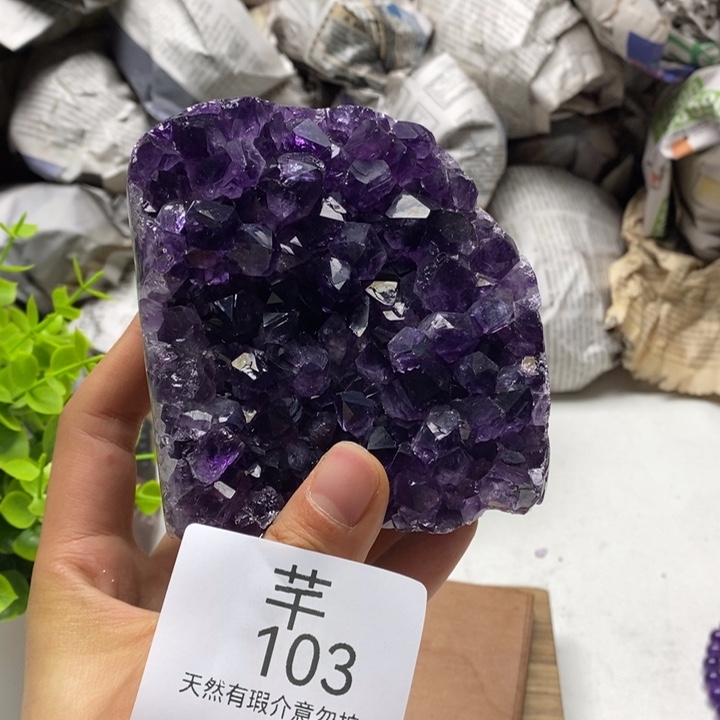 水晶未镶嵌珠宝半成品