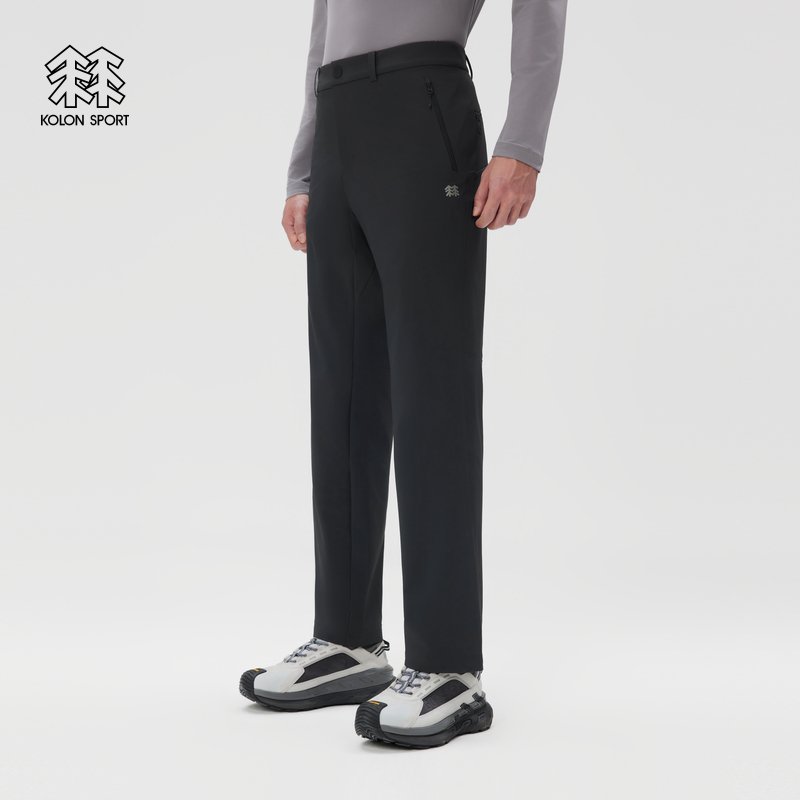 KOLON SPORT可隆软壳裤防泼水防风耐磨男士ACTIVE-S FIT徒步长裤