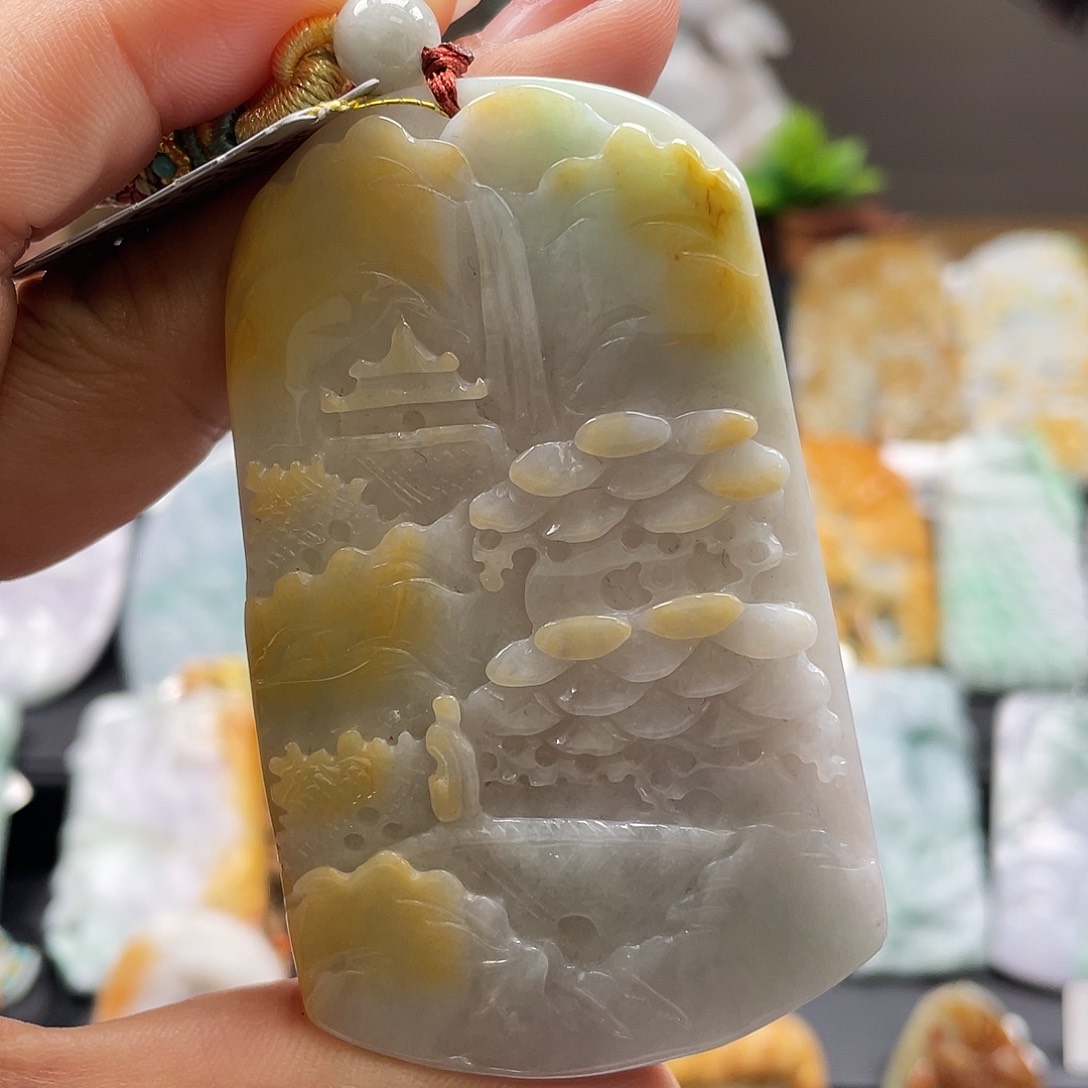 翡翠吊坠(不含链)未镶嵌