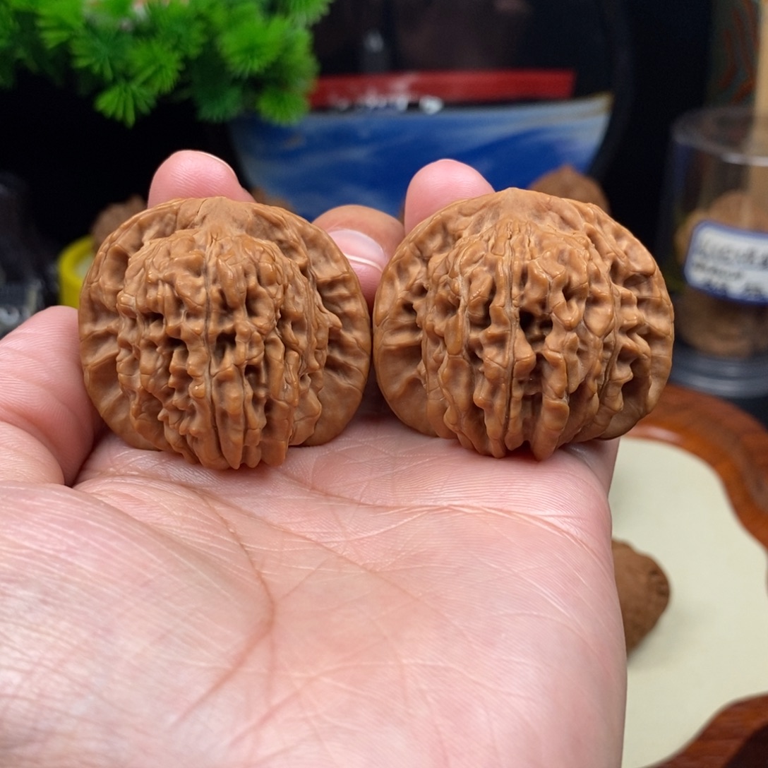 文玩核桃把件四座楼45