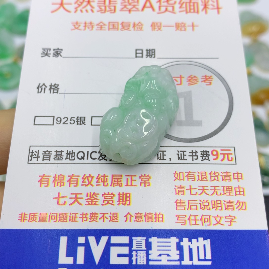 翡翠颈饰未镶嵌翡翠