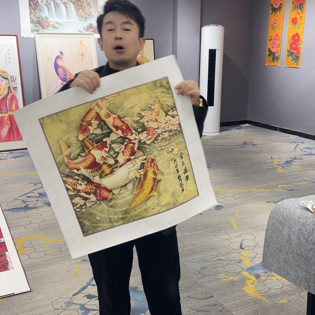 真人名画手工制作