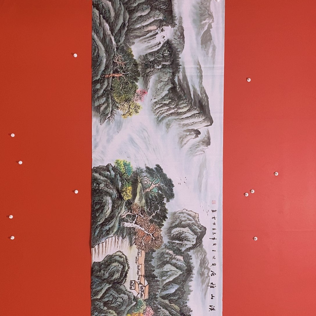 国画山水花鸟国画作品