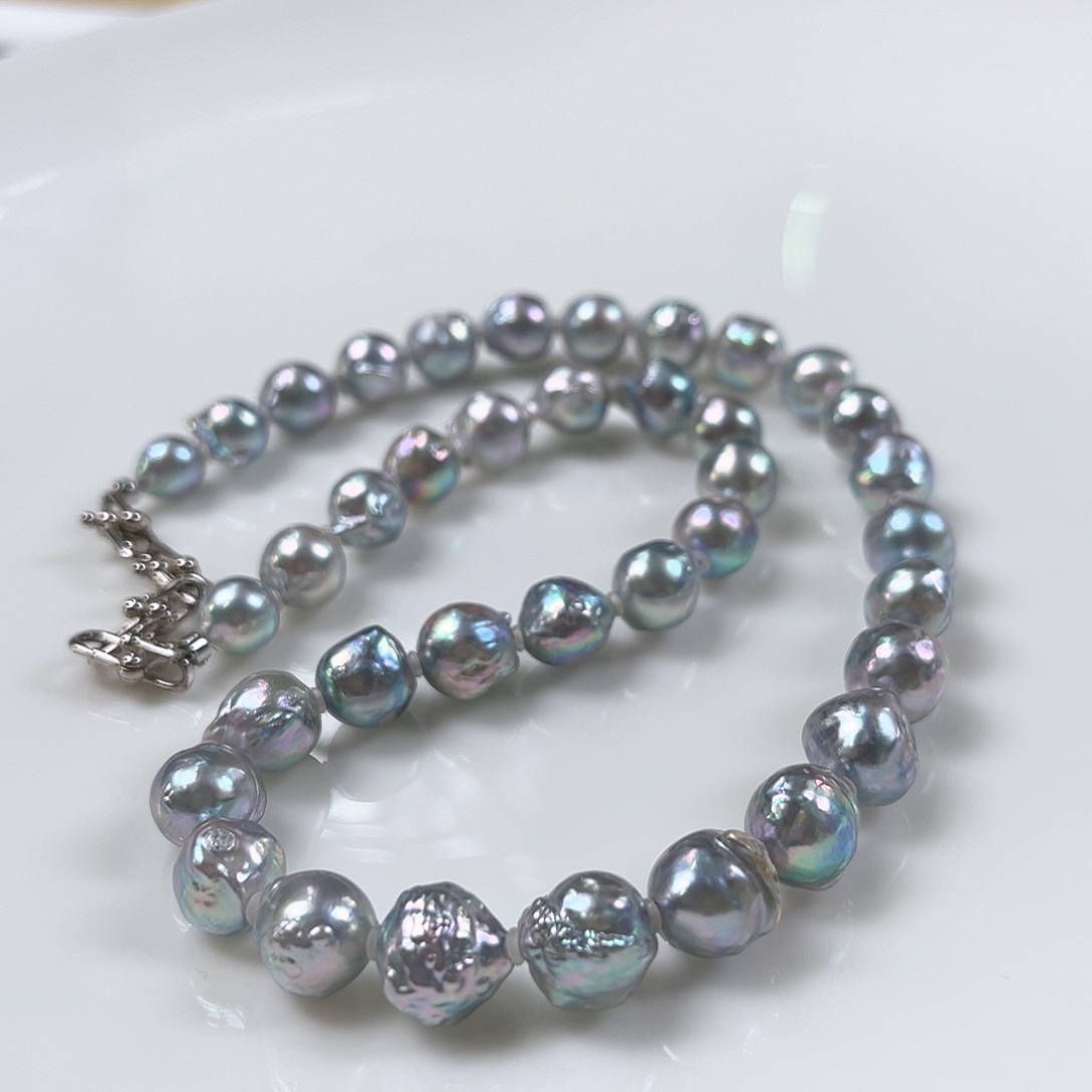 海水珍珠颈饰未镶嵌蓝血巴洛克