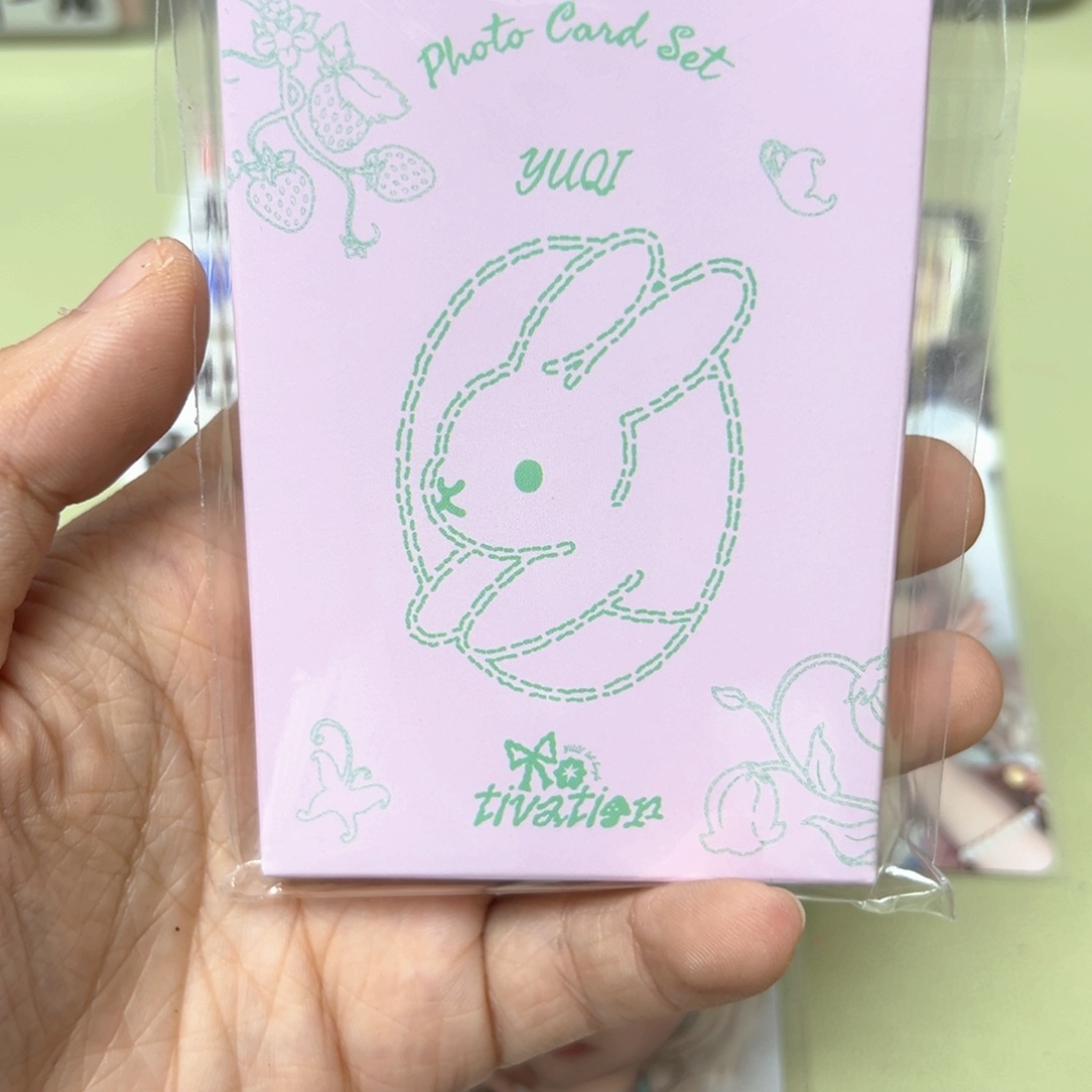 雨琦快闪照片卡六张