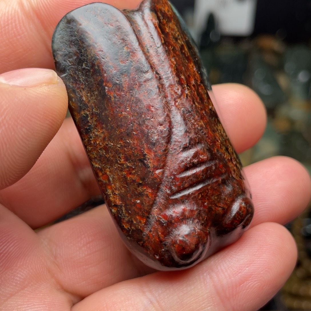 岫岩河磨玉（透闪石质玉）未镶嵌颈饰