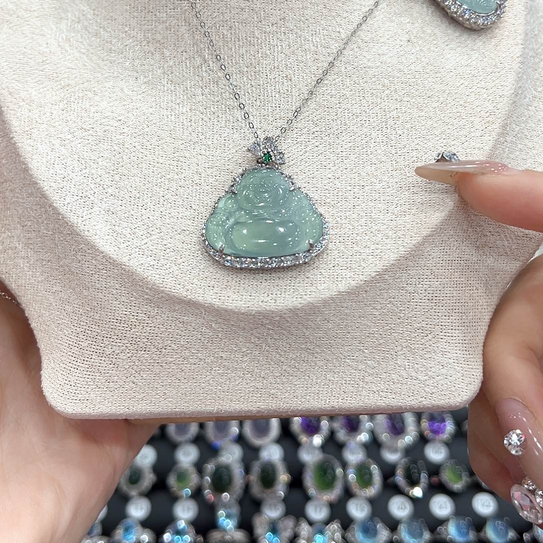 年***՞水晶颈饰银S925镶嵌