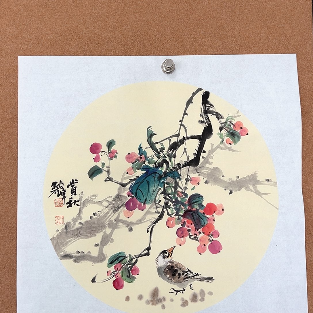 国画李文峰的画作