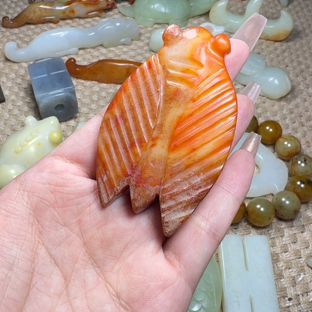 白玉菩提吊坠挂件