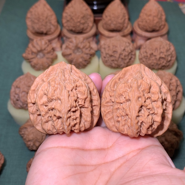 核桃文玩核桃把件火焰马蹄43