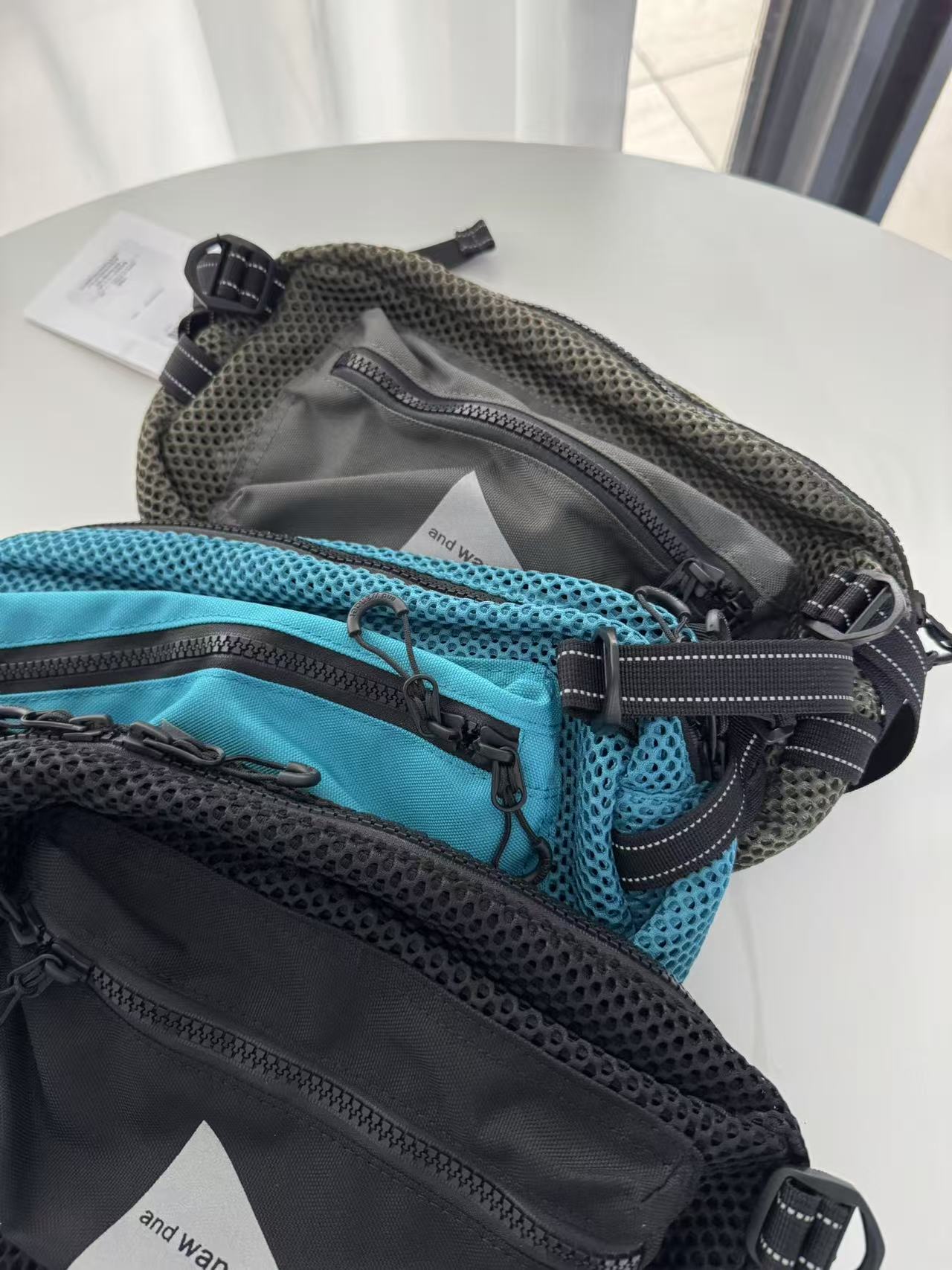 VERIKS 网面款透气运动百搭腰包斜挎包