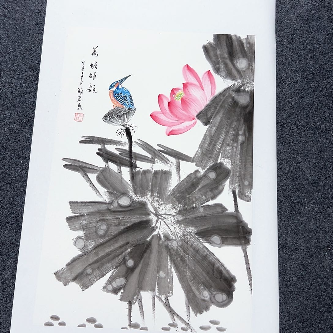 国画国画作品宣纸纯手绘