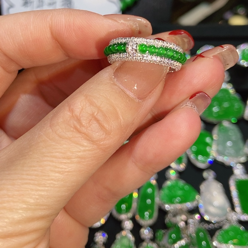 【闪购商品】翡翠戒指未镶嵌英天然翡翠