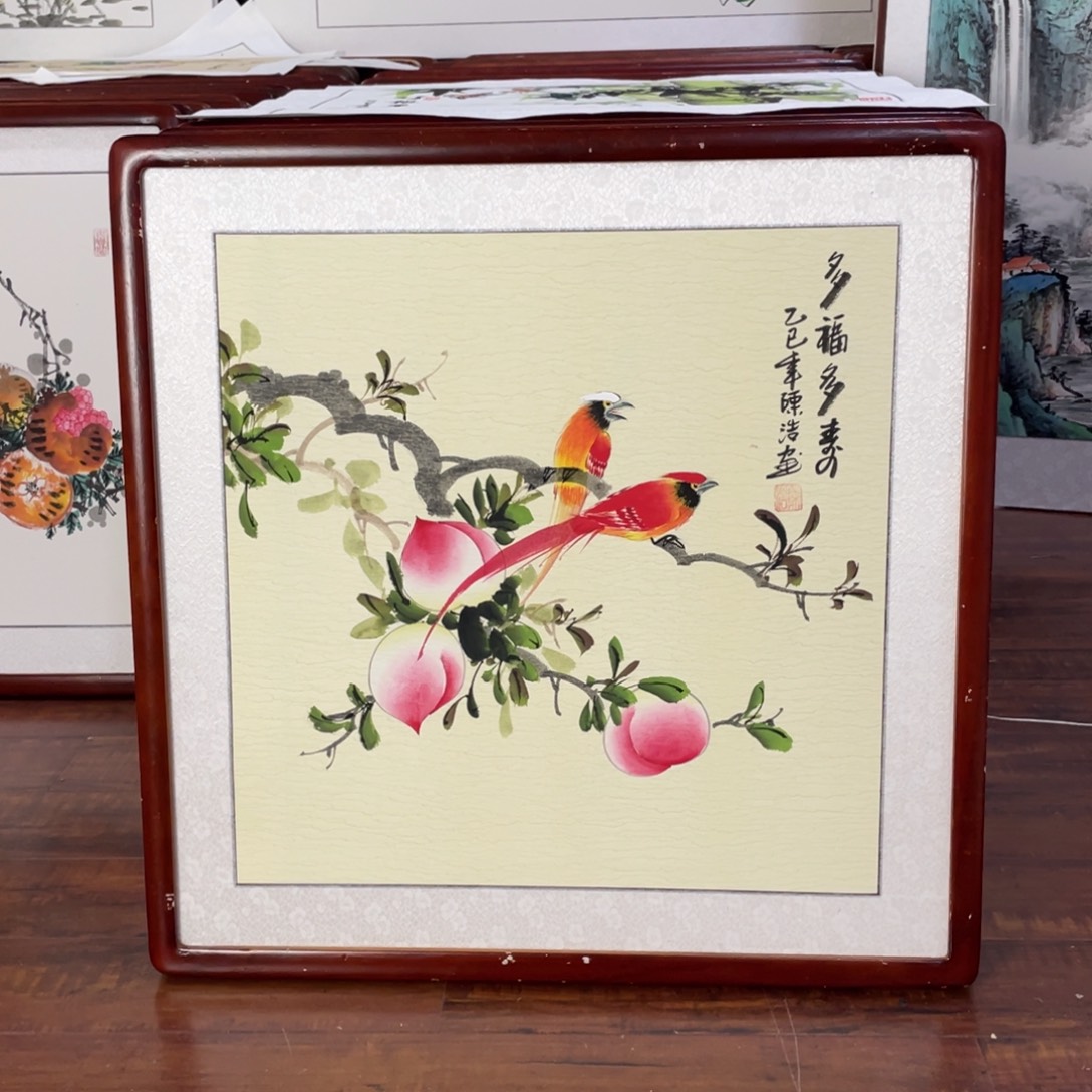 国画带框尺寸63*63厘米