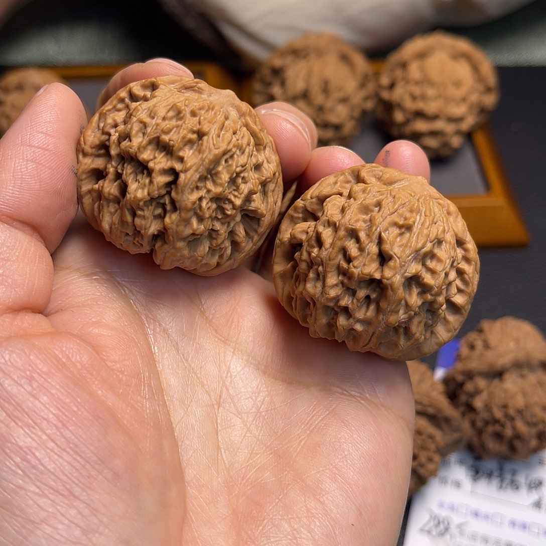 桃核把件野生龙珠全品 39 梦