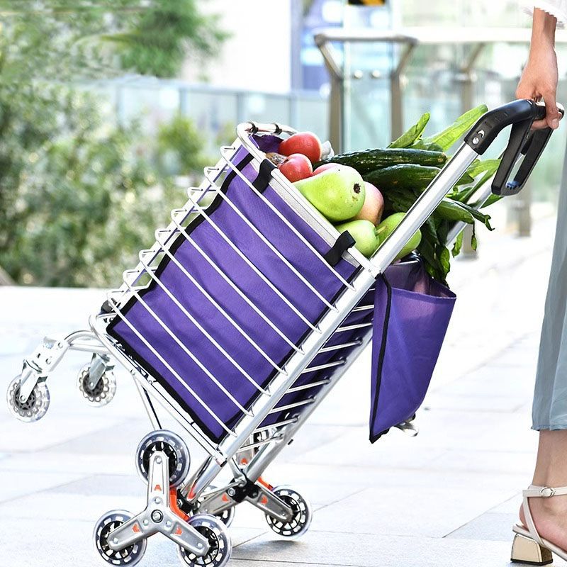 【微瑕非全新，包装轻微破损】户外35L大容量爬楼车承重300斤折叠款