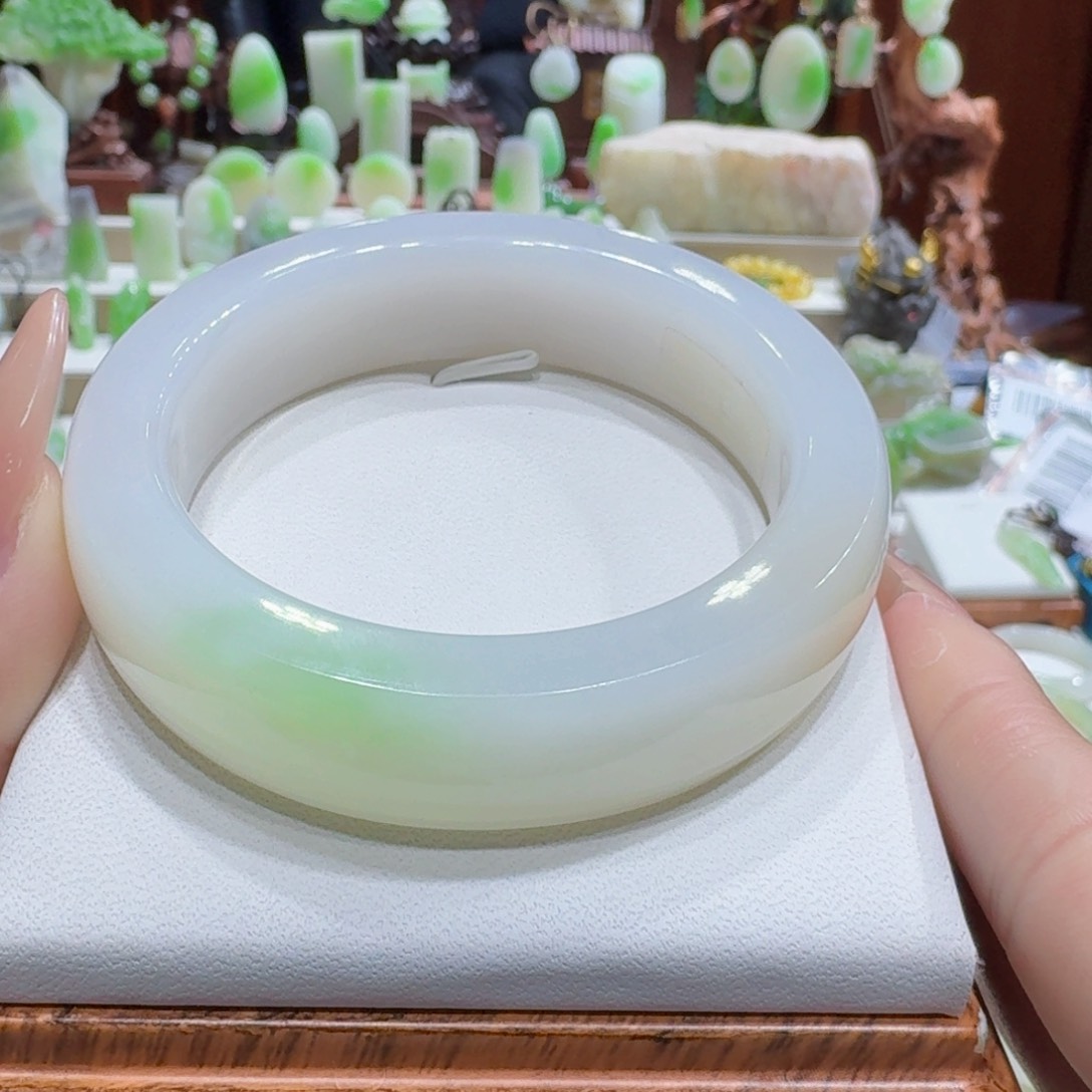 和田玉翠青58未镶嵌