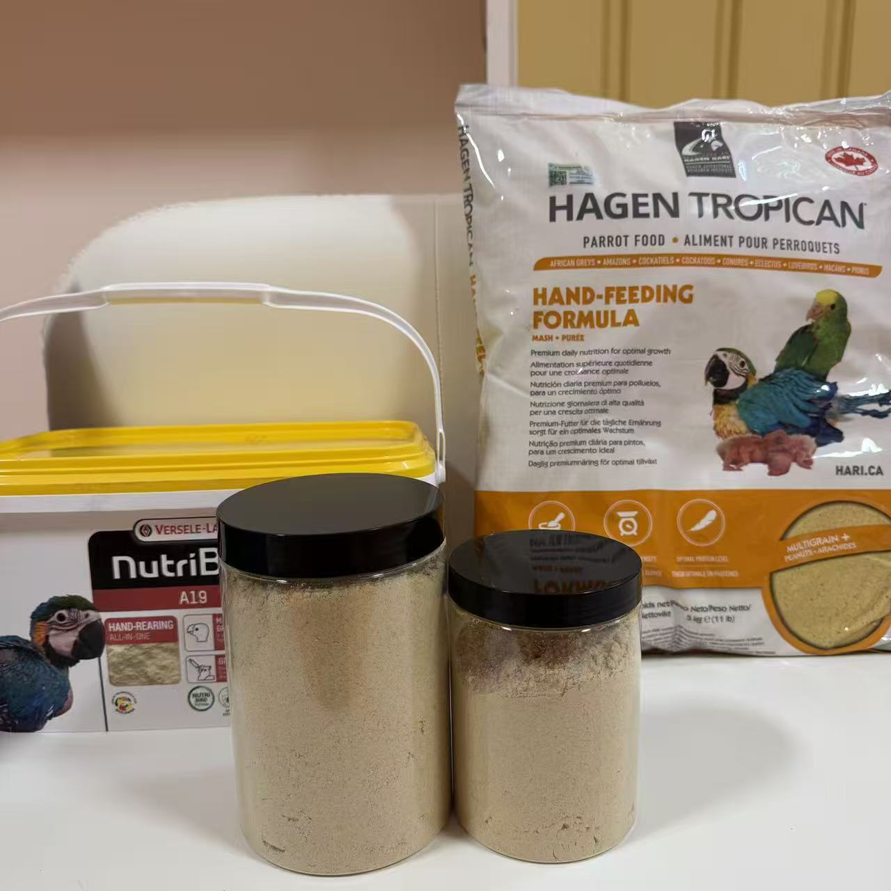 养殖场自用A19基底调配鹦鹉奶粉