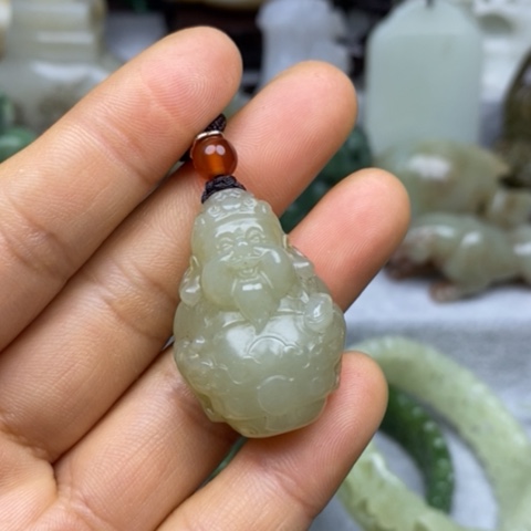 和田玉挂件把件摆件未镶嵌