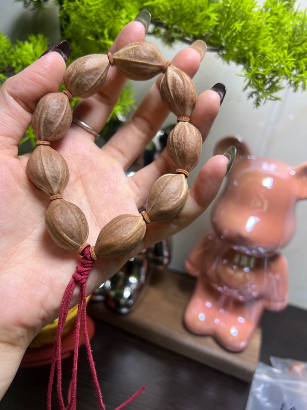 佳如铁核18*27三花梅林铁核素串橄榄核素串