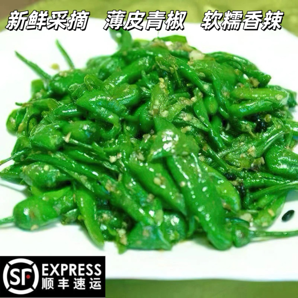 【顺丰包邮】樟树品种辣椒新鲜富晒辣椒现摘现发农家自种微辣小辣椒